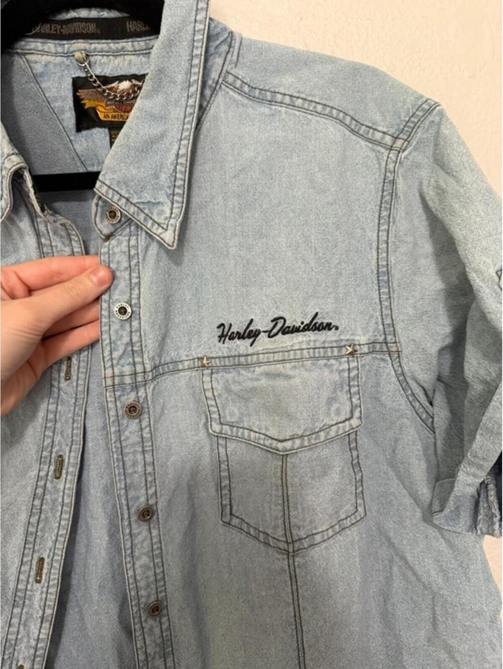 Harley Davidson vintage women’s shirt size XL - Picture 5 of 6